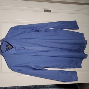 Long-sleeved button down dress shirt, 18 neck, 36-37 sleeve length